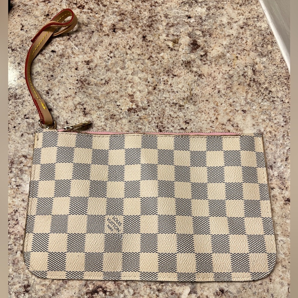 Designer Inspired Checkered Pouch
